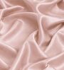 Champagne Faux Silk Solid King Size Bedsheet with 2 Pillow Covers